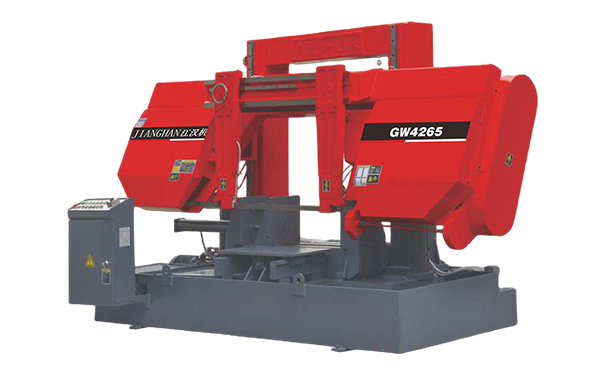 绵竹GW4265双柱龙门卧式带锯床