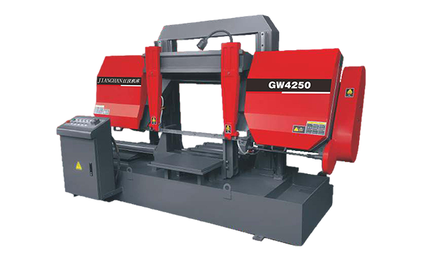 绵竹GW4250双柱龙门卧式带锯床